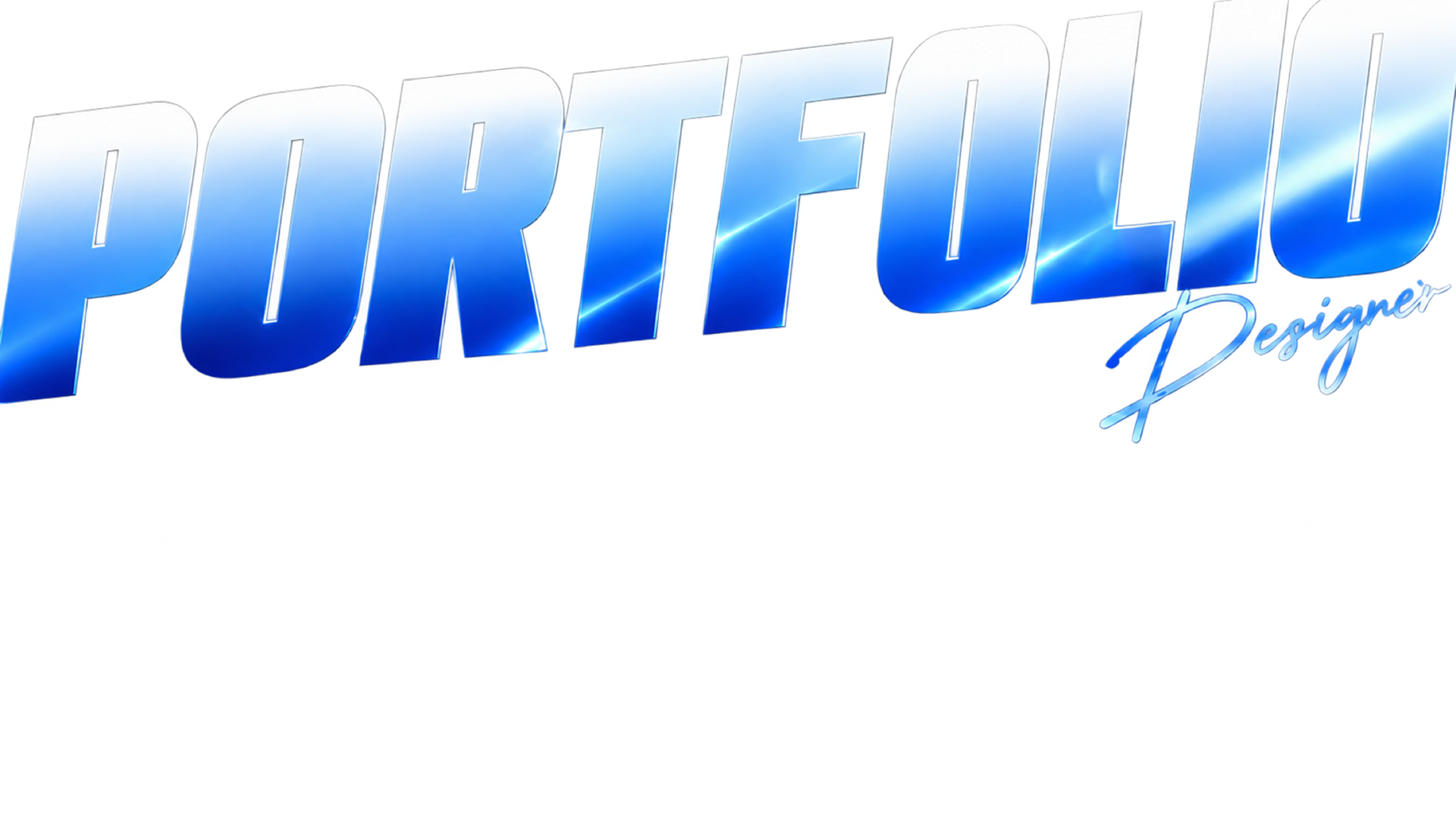 PORTFOLIO Designer